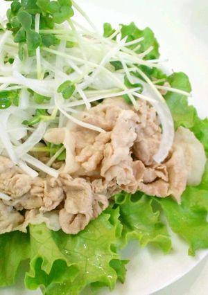 簡単さっぱり!豚の冷しゃぶサラダ-レシピのメイン写真