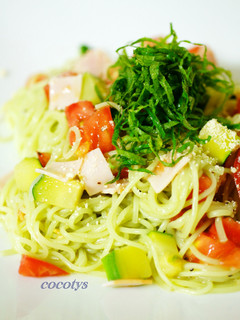 素麺で和風冷製パスタ-レシピのメイン写真