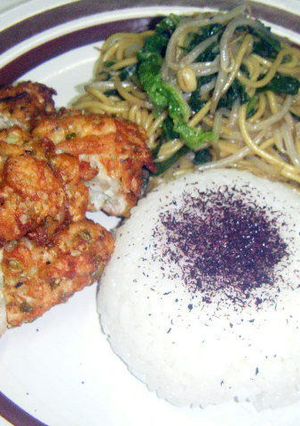 最強唐揚げ（※塩焼きそばはオマケ）-レシピのメイン写真