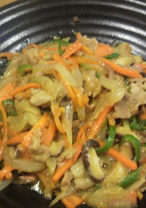 豚肉と野菜のスタミナ味噌炒め-レシピのメイン写真