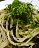 超楽うま！ゆかりと塩こんぶの冷製パスタ