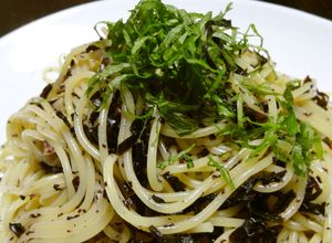 超楽うま！ゆかりと塩こんぶの冷製パスタ-レシピのメイン写真
