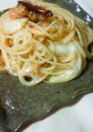 大人の梅キムチチーズパスタ-レシピのメイン写真