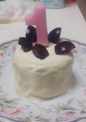 赤ちゃん１歳誕生日ケーキ！！-レシピのメイン写真