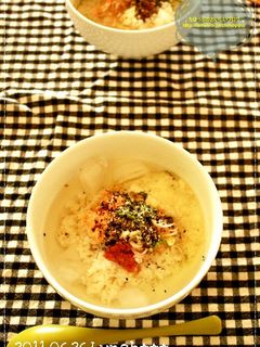 夏にピッタリ!冷やし茶漬け-レシピのメイン写真
