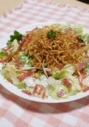シーザー風☆かりかりポテトサラダ-レシピのメイン写真