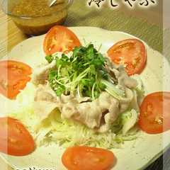 รูปของ 香味だれで♪蒸しキャベツの冷しゃぶサラダ