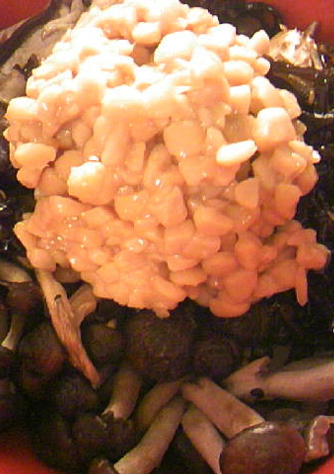 納豆と昆布佃煮としめじの和え物-レシピのメイン写真