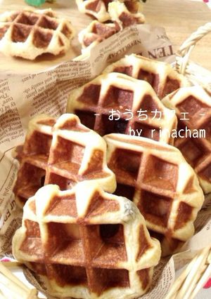 ＊米粉でもっちりワッフル＊-レシピのメイン写真