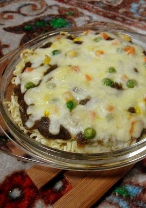 インスタントラーメン術☆焼きカレー-レシピのメイン写真