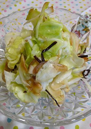梅昆布茶＆塩昆布でキャベツの浅漬け-レシピのメイン写真