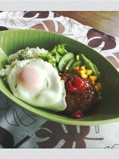 カフェ風☆ロコモコ-レシピのメイン写真