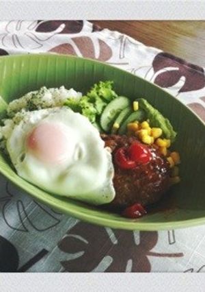 カフェ風☆ロコモコ-レシピのメイン写真