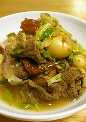牛すじとドライトマトの煮込み-レシピのメイン写真