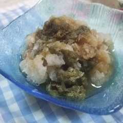 รูปของ おろし大根ととろろ昆布のポン酢和え