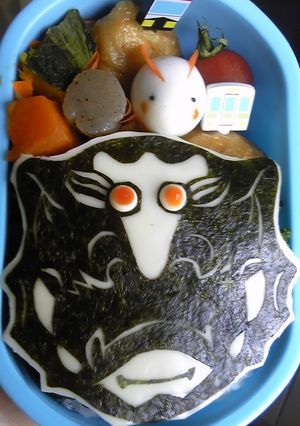 キャラ弁 龍神マブヤー-レシピのメイン写真