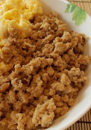 高野豆腐と乾しいたけのベジそぼろ　♪-レシピのメイン写真