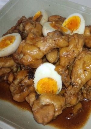 夏バテ予防！手羽元と玉子の甘酢煮✿-レシピのメイン写真