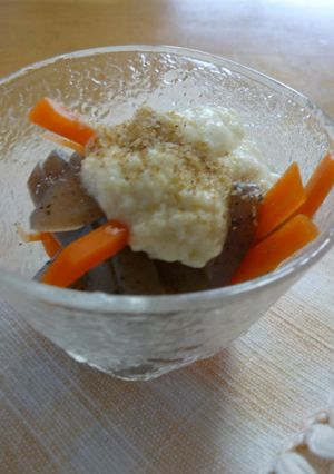 白和えトッピングコンニャク-レシピのメイン写真