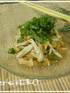 ササミのさっぱりみぞれ和え-レシピのメイン写真