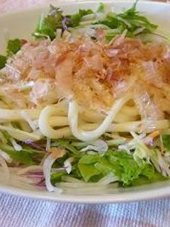 サラダうどん-レシピのメイン写真