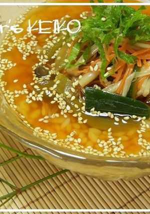 【農家のレシピ】冷やしぶっかけだしご飯-レシピのメイン写真