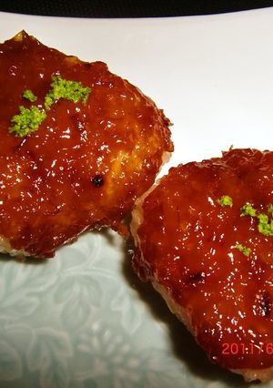 梅味噌で☆焼おにぎり♪-レシピのメイン写真
