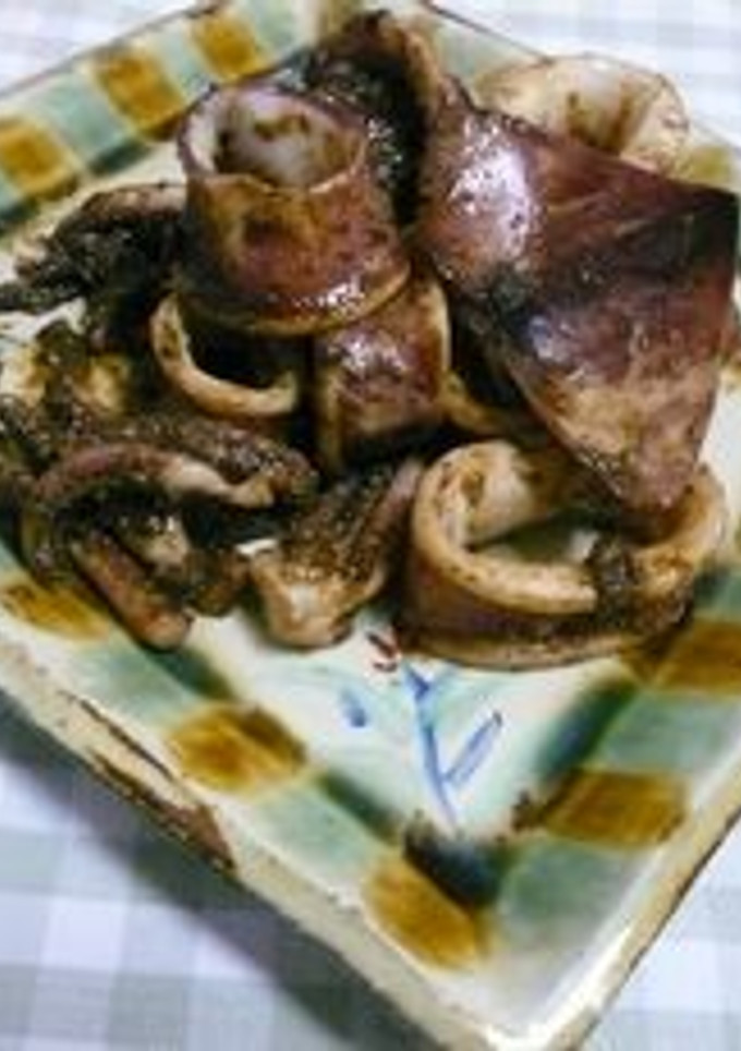 ☆丸ごと☆イカのワタ炒め-レシピのメイン写真