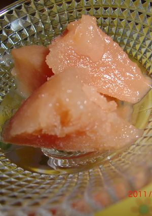 子どもが食べやすいトマトシャーベット♪-レシピのメイン写真