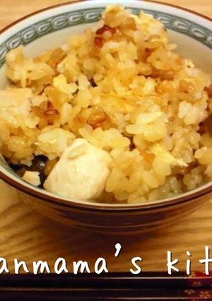 ☆鶏と油揚げの炊き込みご飯☆-レシピのメイン写真