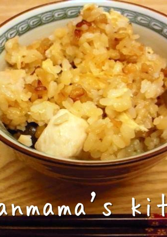 ☆鶏と油揚げの炊き込みご飯☆-レシピのメイン写真