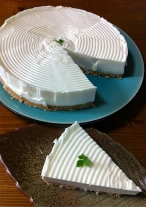 レアチーズケーキ(ヨーグルト風味)-レシピのメイン写真