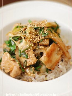 ちょっとピリカラ豚丼-レシピのメイン写真