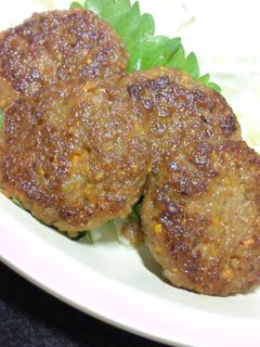 *合挽で!!簡単・照焼きつくね*-レシピのメイン写真
