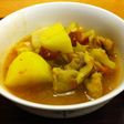 豚肉とじゃがいものトマトカレースープ