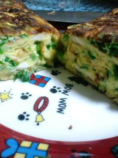 簡単めんつゆでニラ入り厚焼き玉子-レシピのメイン写真