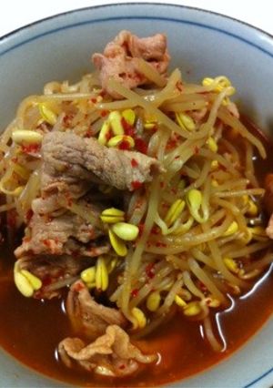 豚肉と豆もやしの韓国煮-レシピのメイン写真