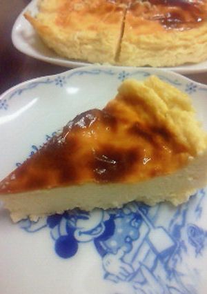 水切りヨーグルトでベイクドチーズケーキ-レシピのメイン写真