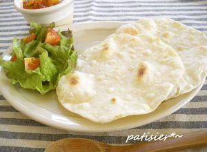 インドカレーに♪チャパティはいかが❤-レシピのメイン写真
