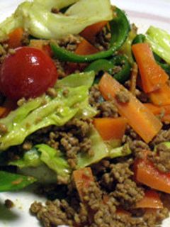ひき肉野菜炒め カレー味-レシピのメイン写真