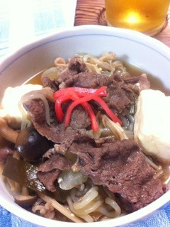 牛肉とキノコと豆腐の煮込み♪-レシピのメイン写真