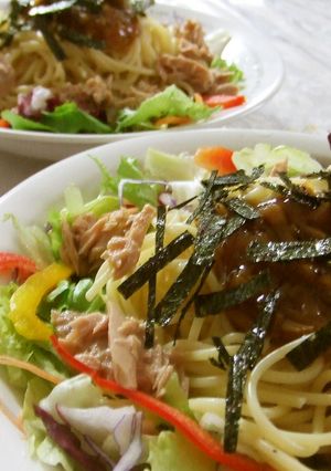 彩り野菜どっさりスパ-レシピのメイン写真