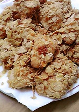 揚げないコーンフレーク唐揚げ-レシピのメイン写真