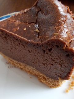 簡単フープロでチョコレートチーズケーキ-レシピのメイン写真