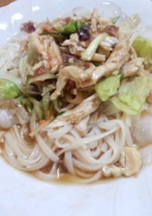 無駄なし!!速攻サラダうどん(≧∇≦)-レシピのメイン写真