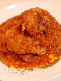 鶏もも肉の甘トマトソース煮込み-レシピのメイン写真