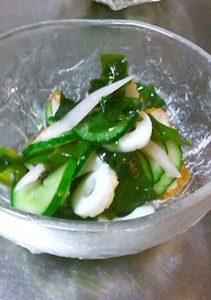 新生姜で竹輪ときゅうりの酢の物-レシピのメイン写真