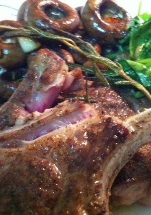 ラム肉のローズマリーソテー♪-レシピのメイン写真