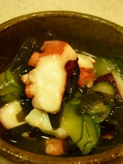 旨いっ酢ッ!たこ&胡瓜&ワカメの酢の物☆-レシピのメイン写真