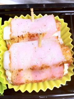 お弁当に☆ちくわとベーコンの挟み焼き-レシピのメイン写真